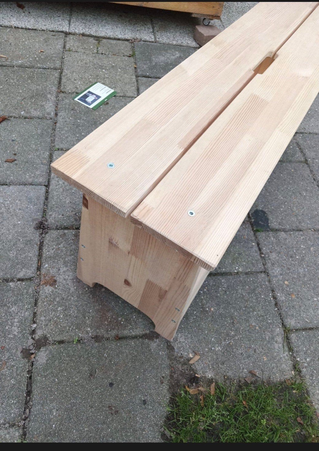Veelzijdig houten bankje met opbergruimte, Ophalen, Gebruikt, Hout
