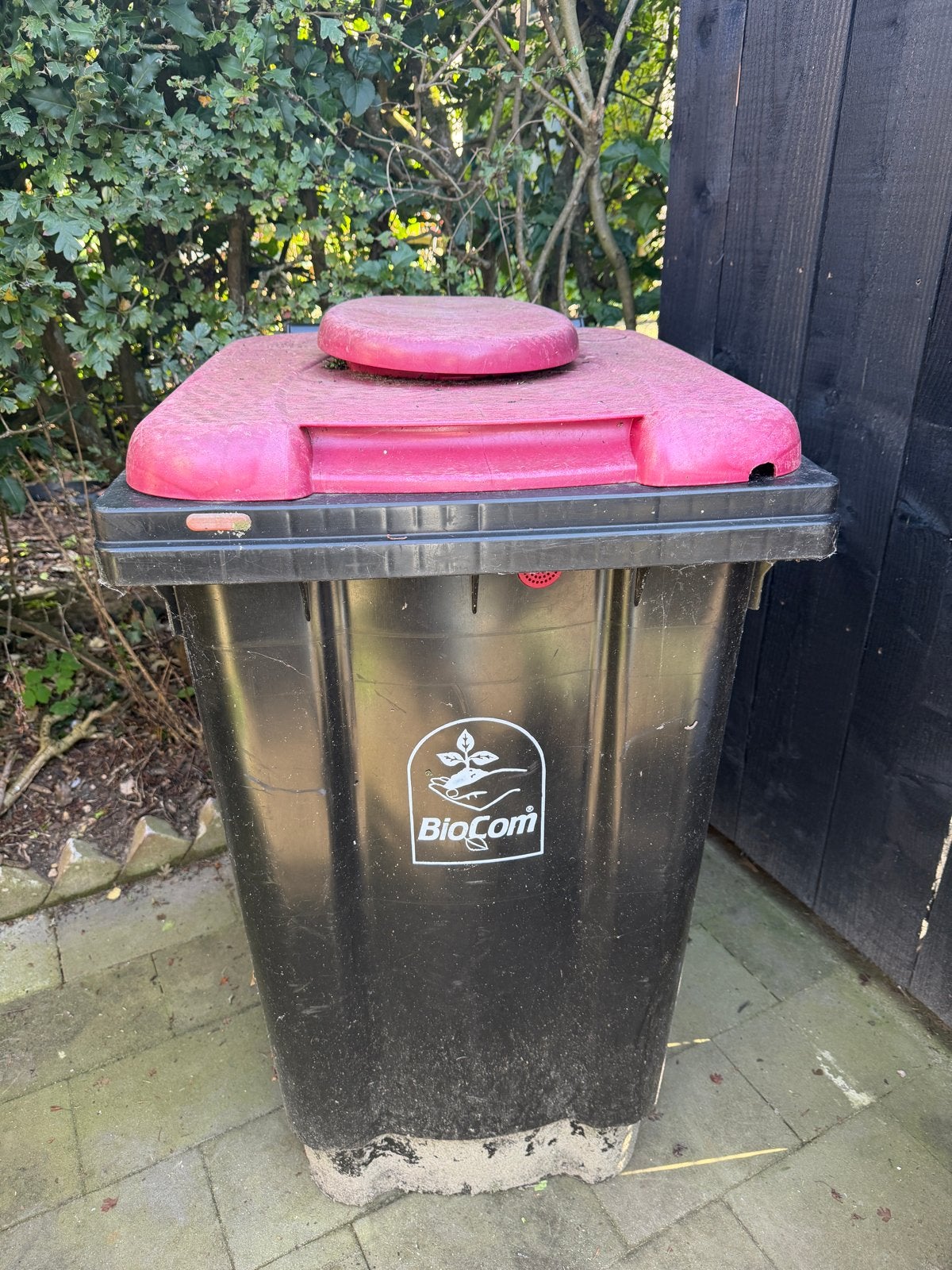 BioCom Compostbak - Gebruikt, Ophalen, Kunststof, Gebruikt, Met deksel