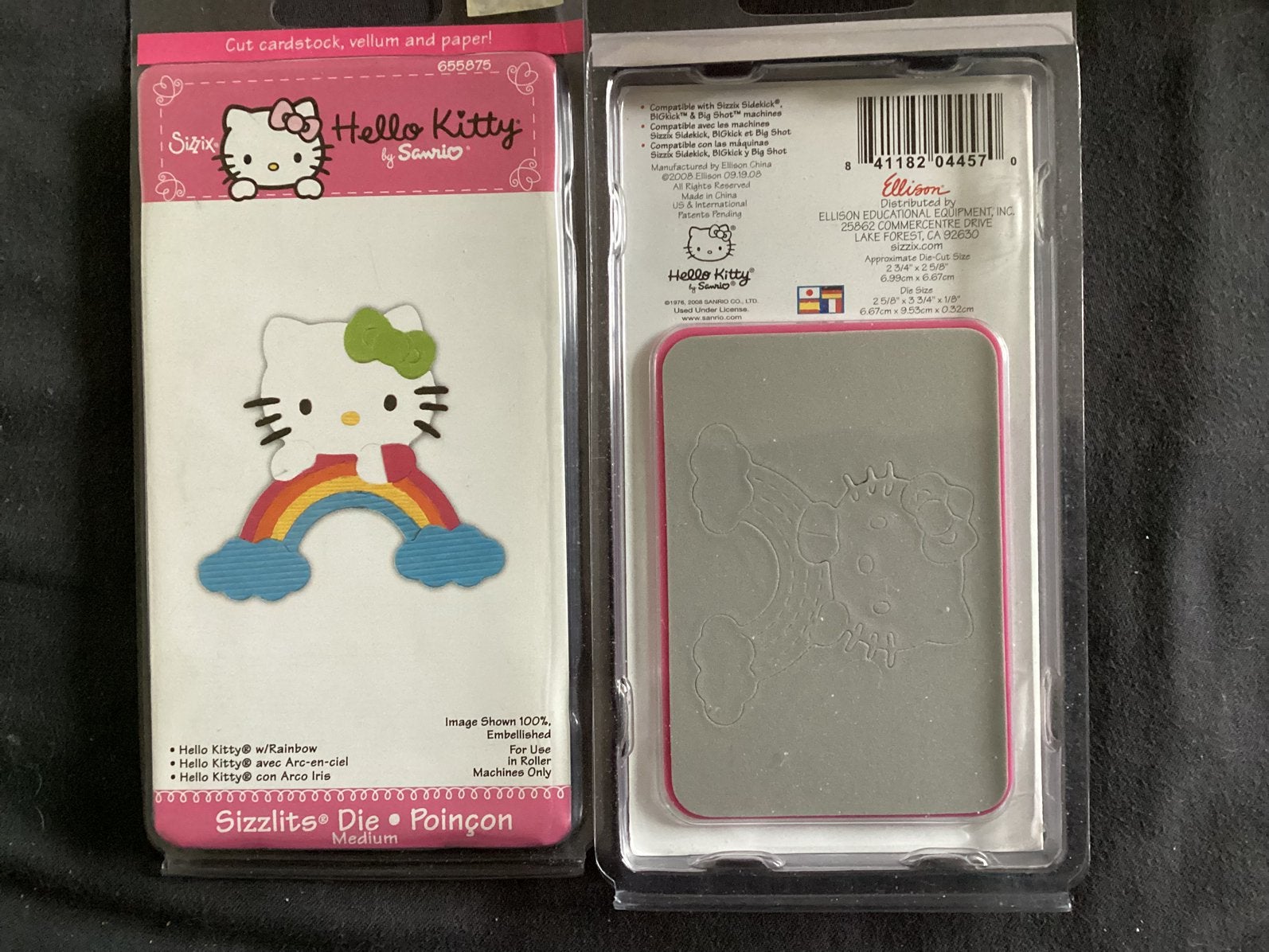 Sizzix sizzlits medium, hello kitty  with rainbow., Ophalen of Verzenden, Nieuw, Frame of Mal, Sizzix