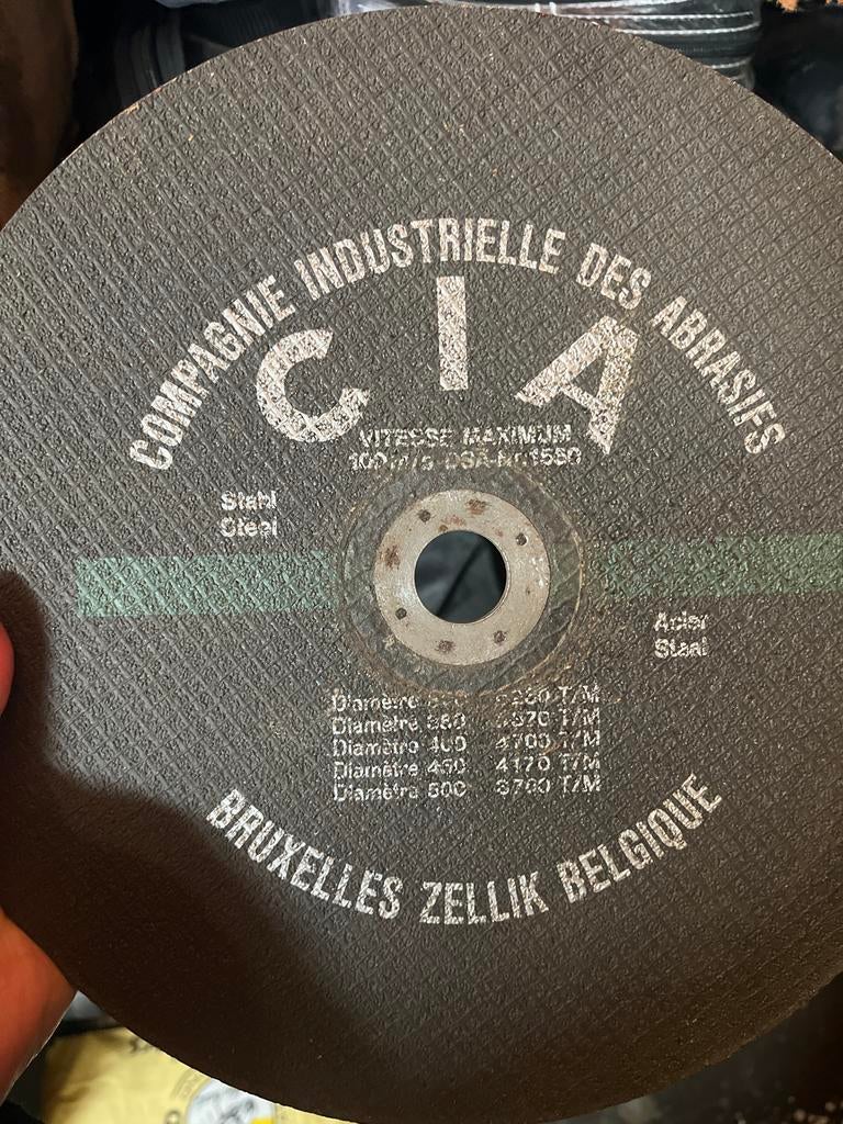 Slijpschijf 12 stuks - CIA Industrieel - Staal, Ophalen of Verzenden, Nieuw