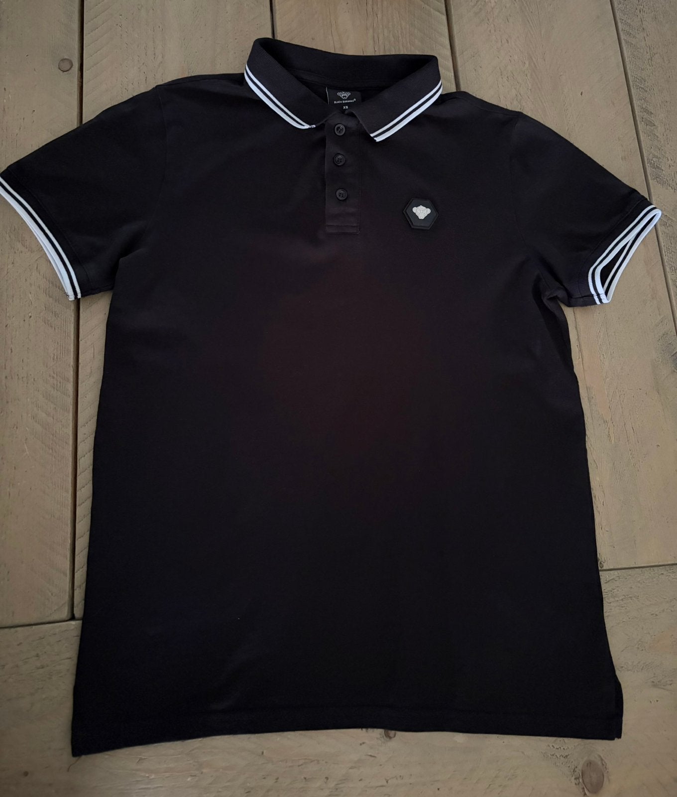Black Bananas Polo maat XS, Ophalen of Verzenden, Zo goed als nieuw, Maat 46 (S) of kleiner, Zwart