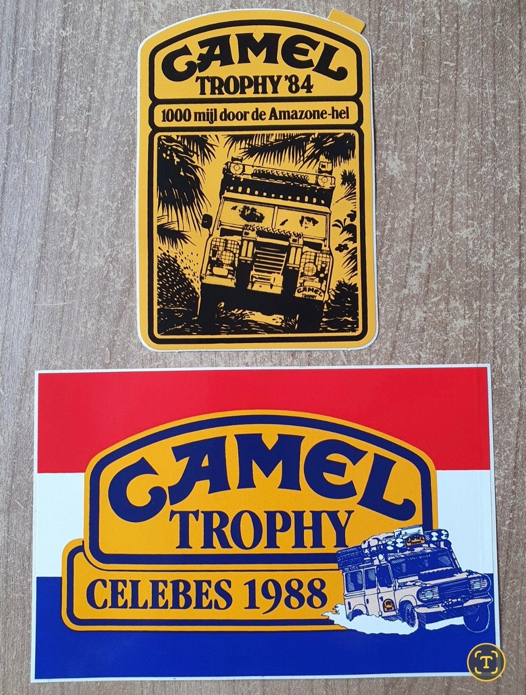 Camel Trophy stickers, Ophalen of Verzenden