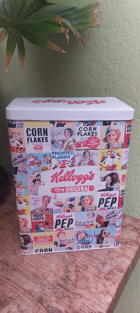 originele Blikken doos Kellogg's, Verzamelen, Blikken, Ophalen of Verzenden, Nieuw, Overige, Overige merken