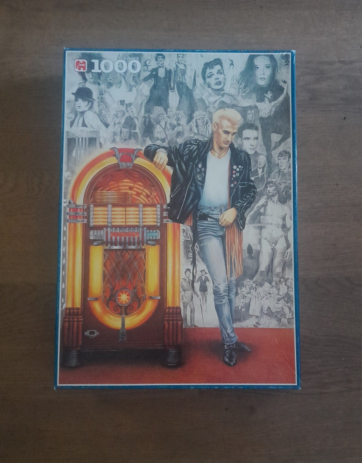 Jumbo Legpuzzel 1000 stukjes - Jukebox Rockero, Ophalen of Verzenden, 500 t/m 1500 stukjes, Gebruikt, Legpuzzel