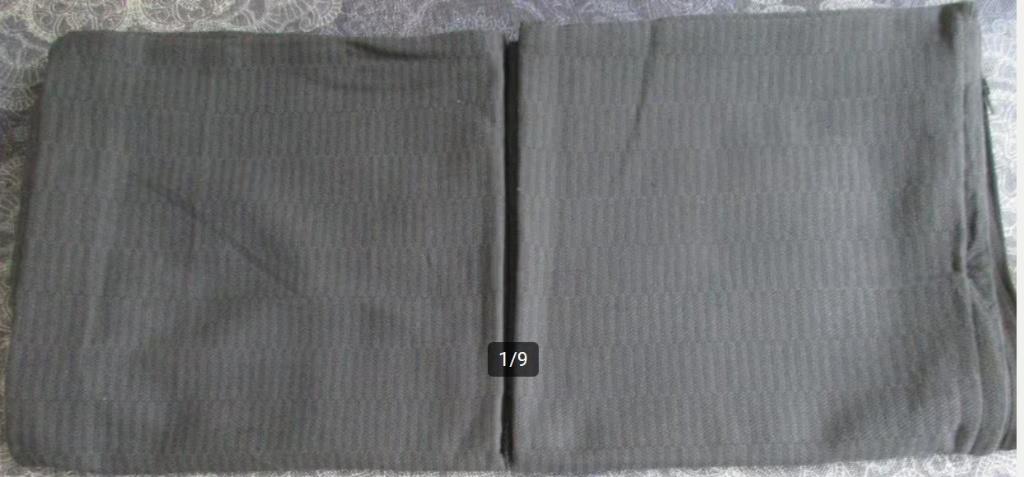 2 x nieuwe kussenhoes grijs Plommonros Ikea 50 x 50, Ophalen of Verzenden, Nieuw, Grijs, Vierkant
