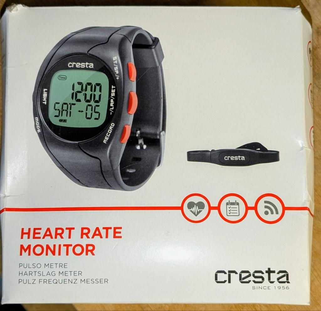 Cresta Hartslagmeter PM233XL - Werking onbekend, Ophalen of Verzenden, Gebruikt, Overige merken, Met borstriem