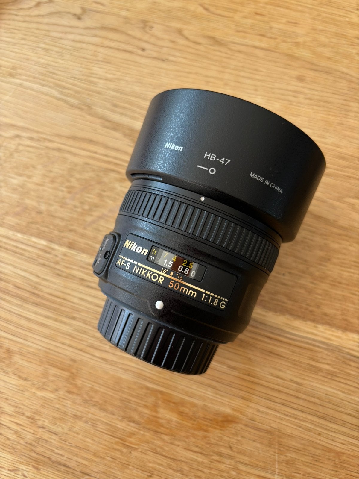 Nikon AF-S NIKKOR 50mm 1:1.8 G, Audio, Tv en Foto, Fotografie | Lenzen en Objectieven, Ophalen, Autofocus, Nikon, Zo goed als nieuw