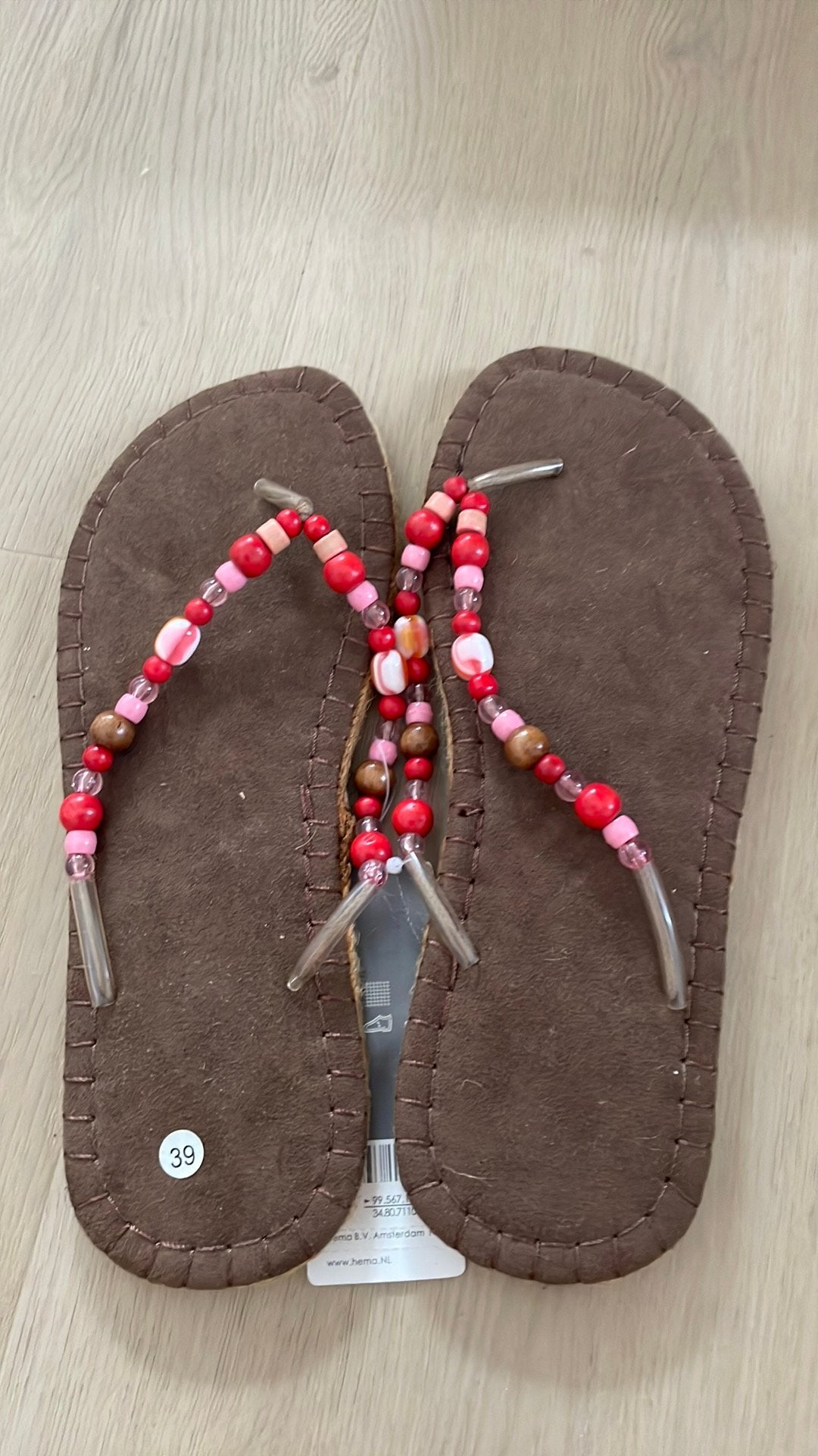 Nieuwe dames slippers mt 39, Ophalen of Verzenden, Nieuw