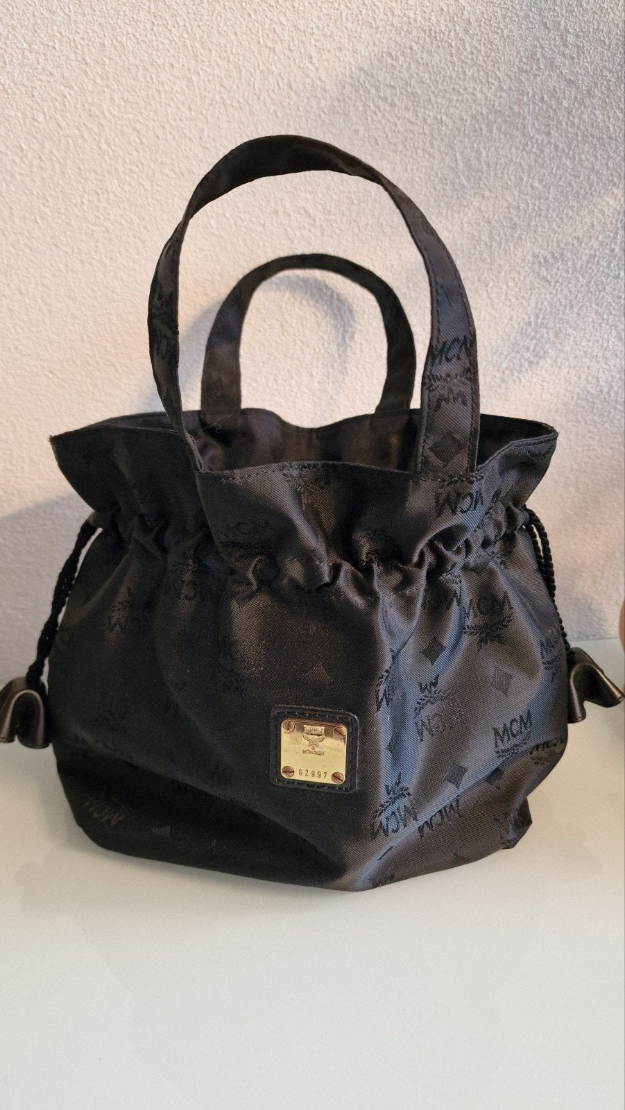 MCM Zwart Avondtasje / Handtas, Ophalen of Verzenden, Zo goed als nieuw, Zwart, Avondtasje