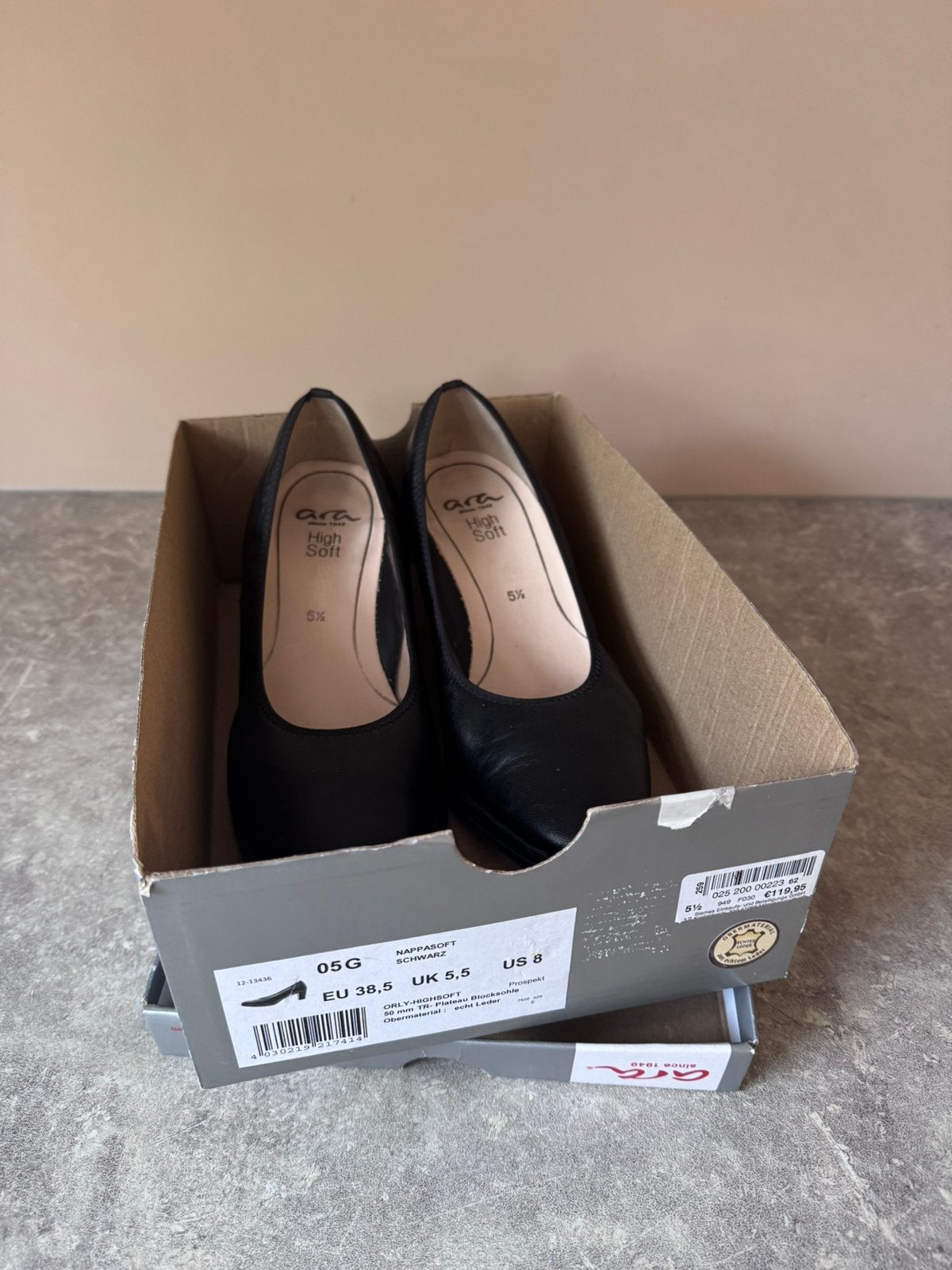 Dames schoenen Ara, Ophalen of Verzenden, Zo goed als nieuw, Zwart, Sneakers of Gympen