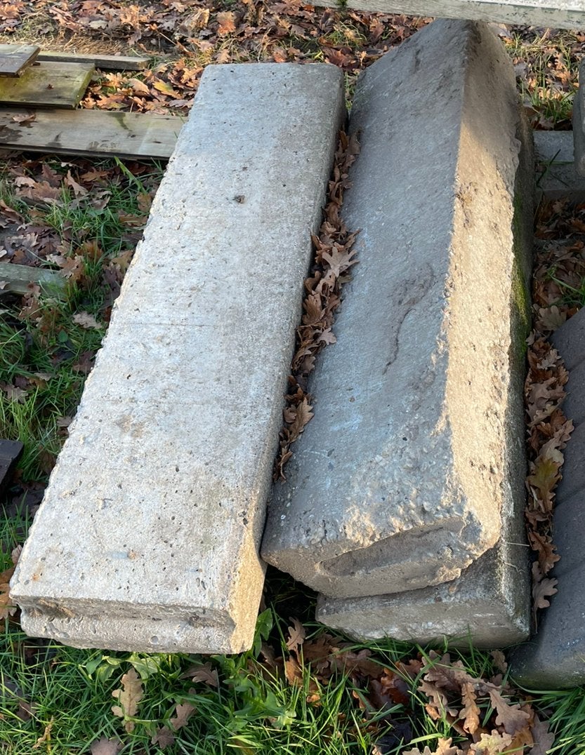1x reststuk zware betonband, Tuin en Terras, Ophalen, Gebruikt, Minder dan 100 cm