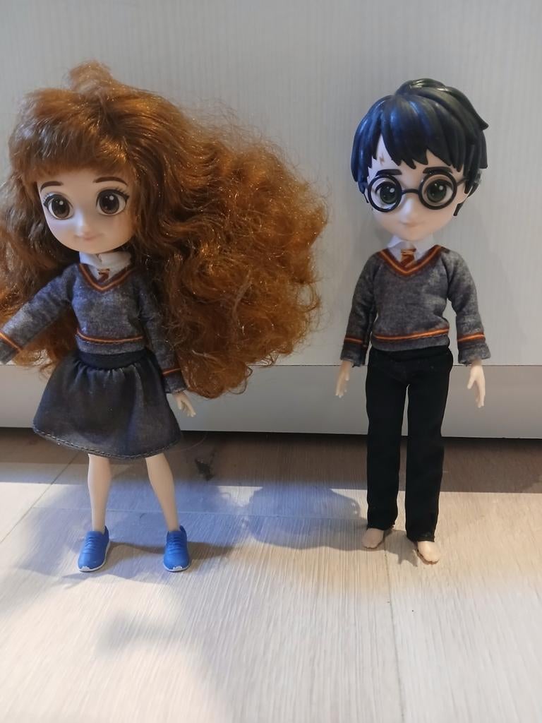 Harry Potter en Hermelien poppen set, Ophalen, Gebruikt, Overige typen