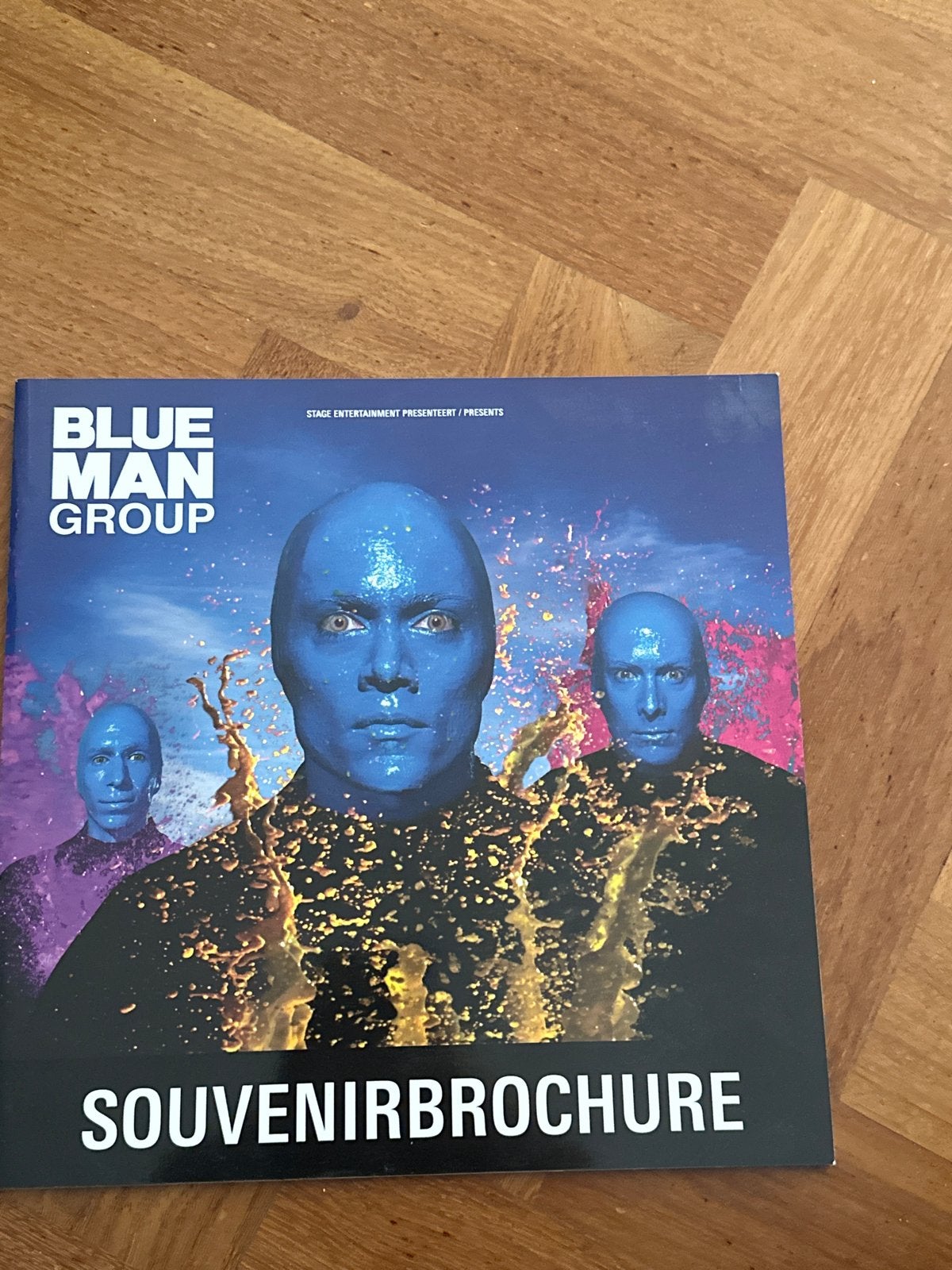 Blue Man Group Souvenirbrochure, Ophalen of Verzenden, Zo goed als nieuw, Nederland