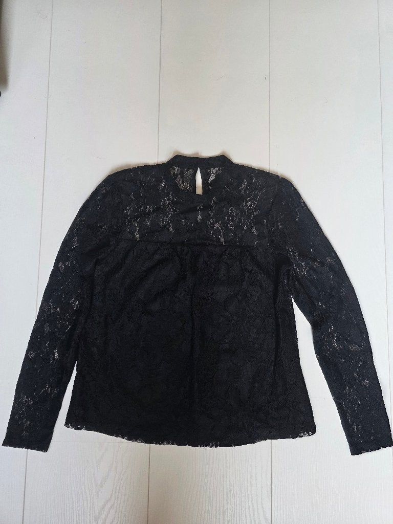 Blouse van kant Only 36 zwart, Kleding | Dames, Only, Zwart, Ophalen of Verzenden, Zo goed als nieuw