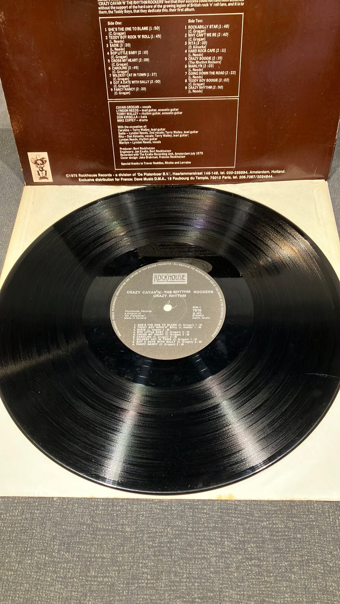 Crazy Cavan and the Rhythm Rockers - Crazy Rhythm, LP, Gebruikt, Overige genres, Ophalen of Verzenden