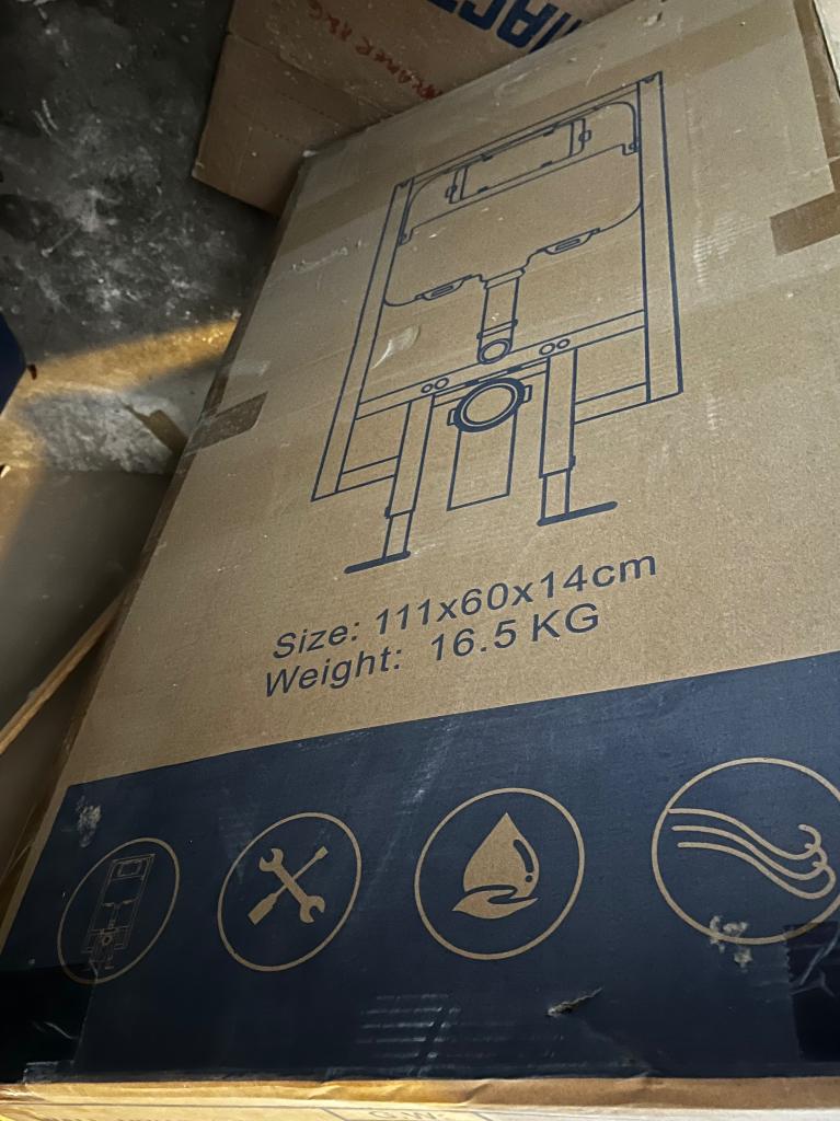Inbouwreservoir toilet, Doe-het-zelf en Verbouw, Sanitair, Ophalen, Nieuw, Toilet