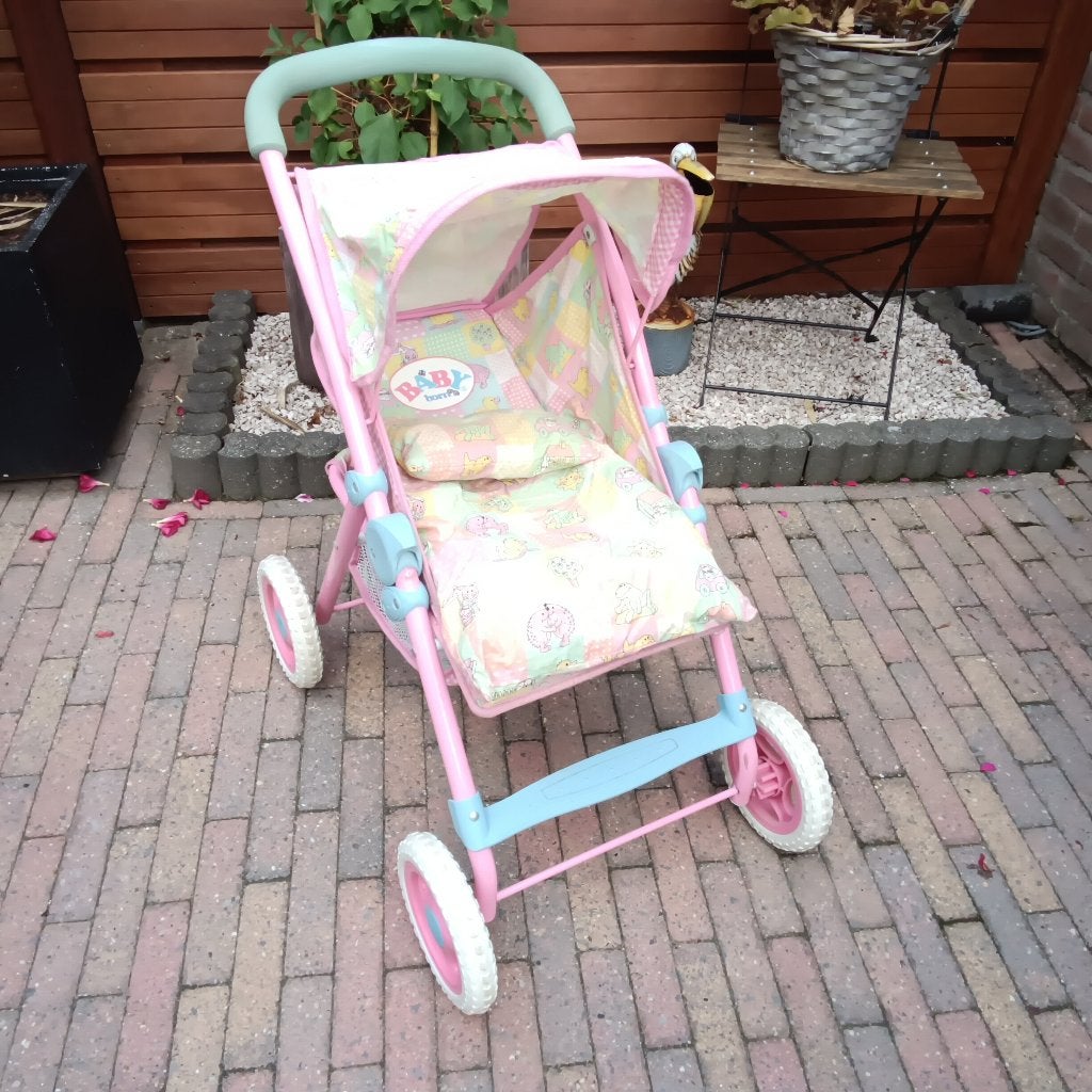 BabyBorn kinderwagen - poppenwagen, Ophalen, Zo goed als nieuw, Babypop