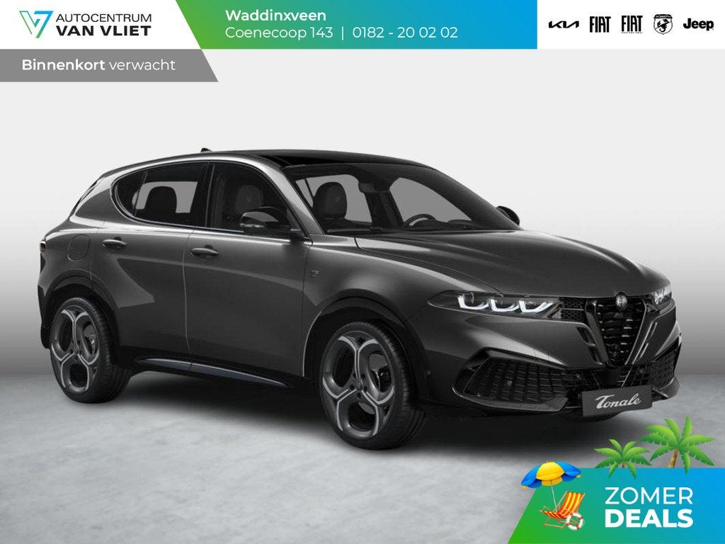 Alfa Romeo Tonale 1.3 Ibrida Plug-In Q4 270pk AWD Ti | 20" |, Auto's, Alfa Romeo, Automaat, Automatische klimaatregeling, 4 cilinders