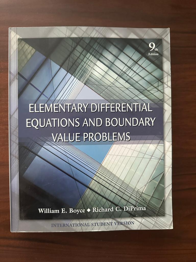Elementary Differential Equations and Boundary Value Problem, Boeken, Informatica en Computer, Zo goed als nieuw, Ophalen of Verzenden
