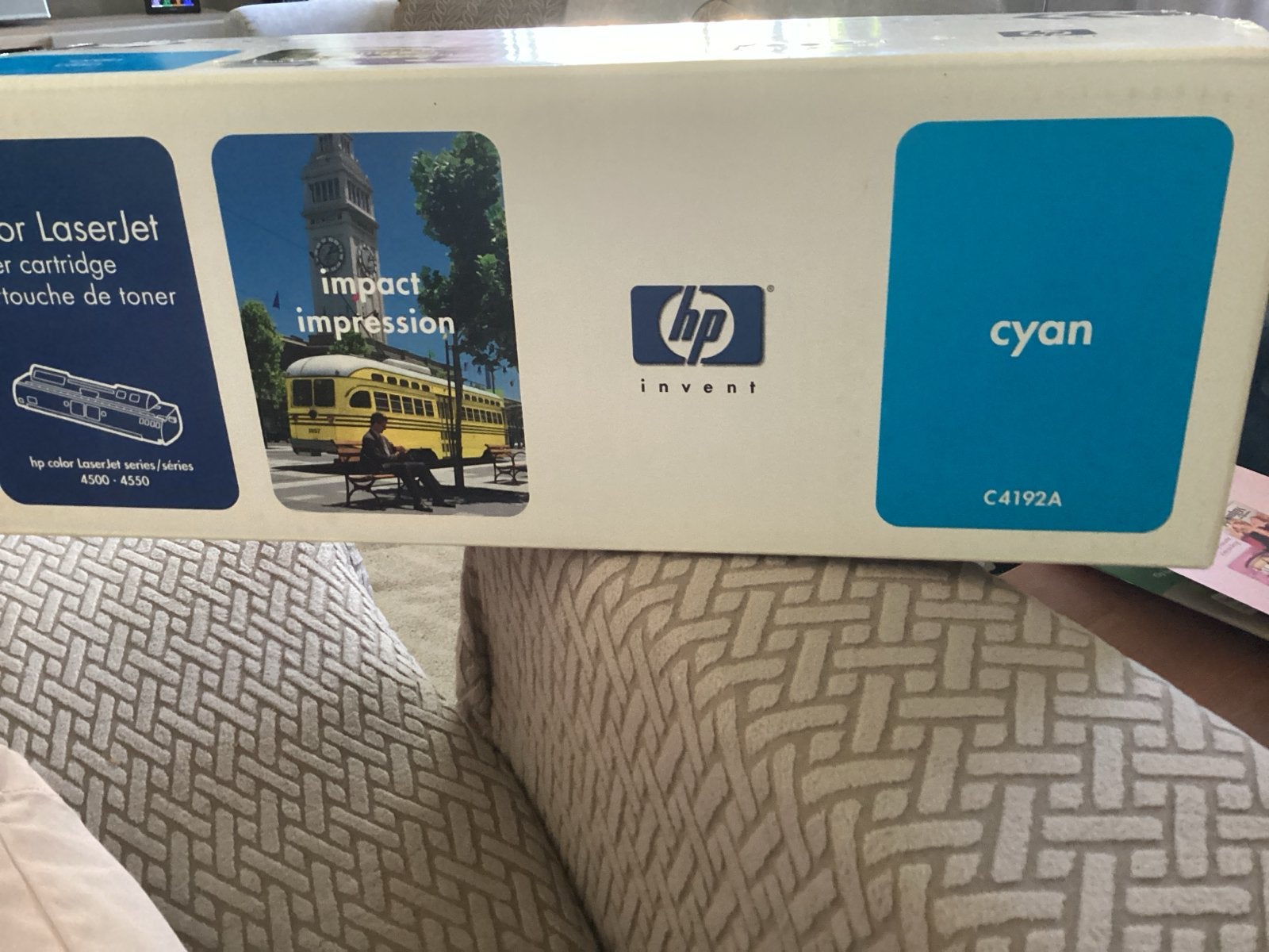 HP C4192A Cyan Toner Cartridge LaserJet 4500-4550, Ophalen of Verzenden, Nieuw, Toner