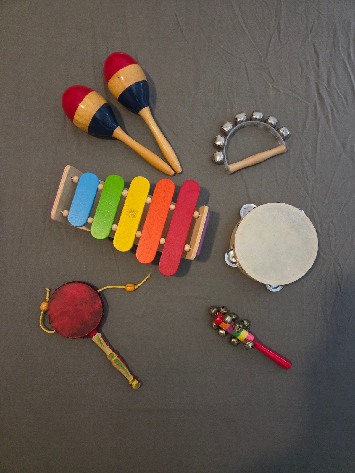 Houten Muziekinstrumenten Set voor Kinderen, Kinderen en Baby's, Ophalen of Verzenden, Gebruikt, Overige typen