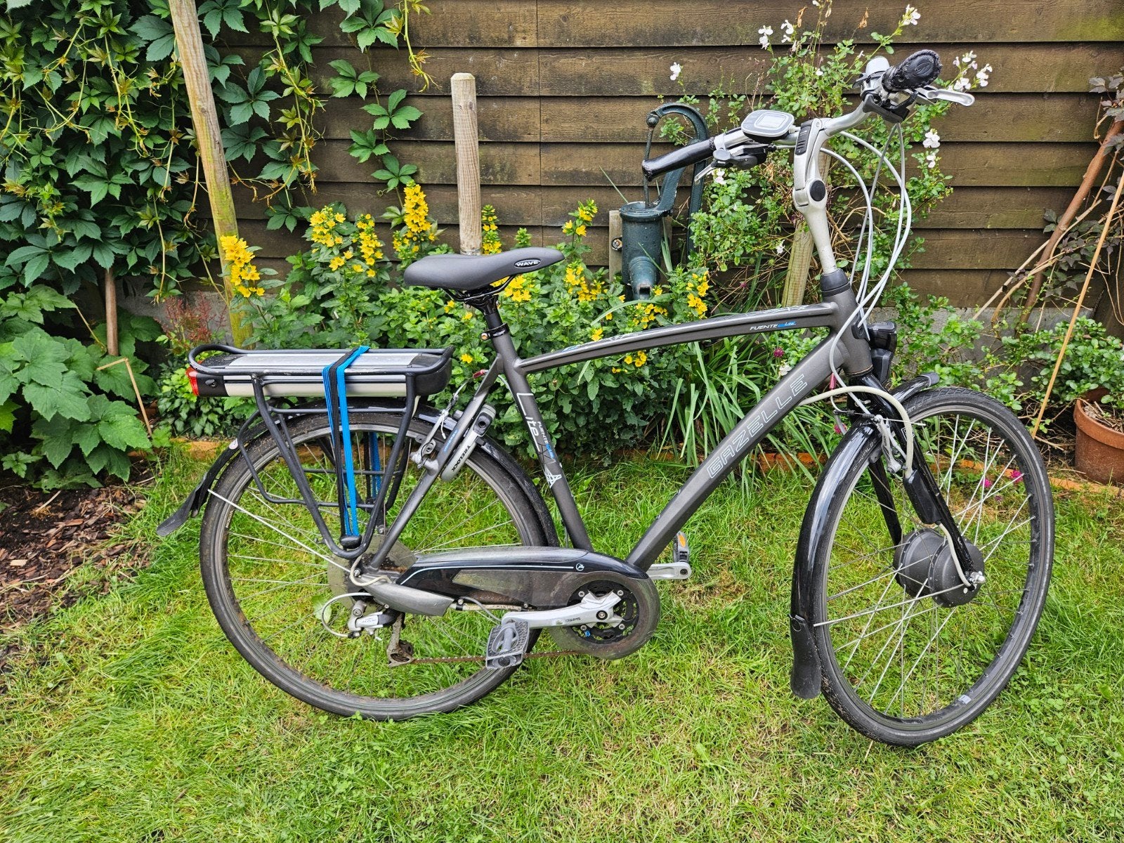 Gazelle Fuente Lite elektrische herenfiets, maat 57, Ophalen, Gebruikt, 55 tot 59 cm, Gazelle