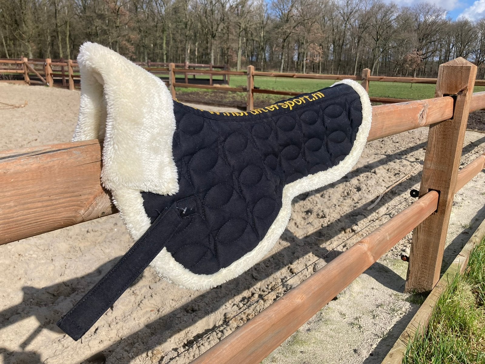 Zadelbontje, Dieren en Toebehoren, Paarden en Pony's | Dekens en Dekjes, Ophalen of Verzenden, Nieuw, Wol, Zadelpad