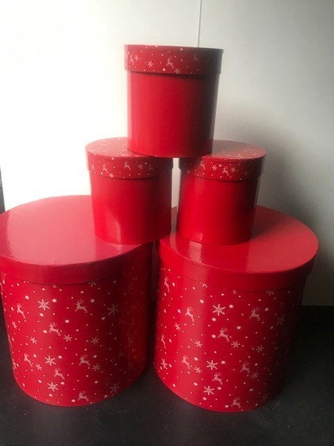 Cadeauverpakkingen kerst, kerstdozen , kerstverpakkingen., Ophalen of Verzenden, Zo goed als nieuw