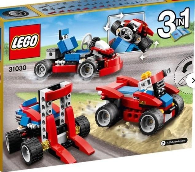 Lego 31030 rode go-kart racer Creator, Ophalen of Verzenden, Gebruikt, Complete set, Lego