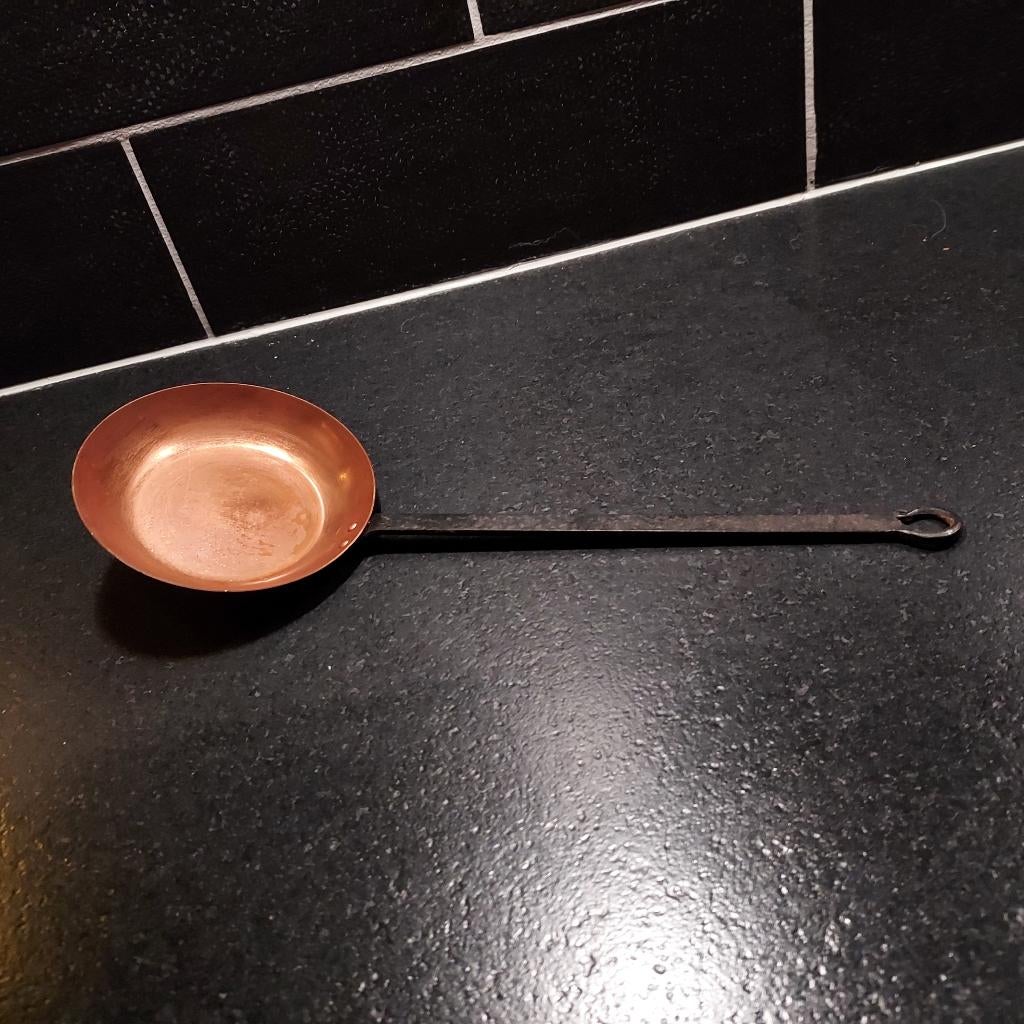 Oude koekenpan, Huis en Inrichting, Keuken | Potten en Pannen, Ophalen of Verzenden, Gebruikt, Overige materialen, Koekenpan of Braadpan