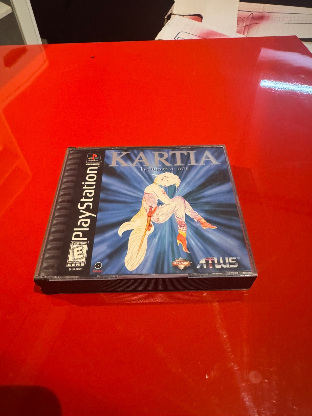 Kartia The Word of Fate PS1 NTSC, Spelcomputers en Games, 1 speler, Ophalen of Verzenden, Zo goed als nieuw, Role Playing Game (Rpg)