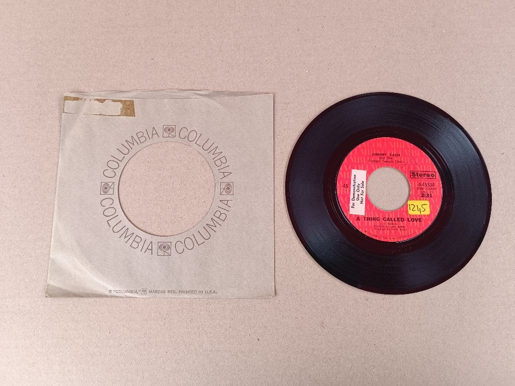 Single: Johnny Cash - A Thing Called Love (1973) USA, Verzenden, Gebruikt, 7 inch, Country en Western