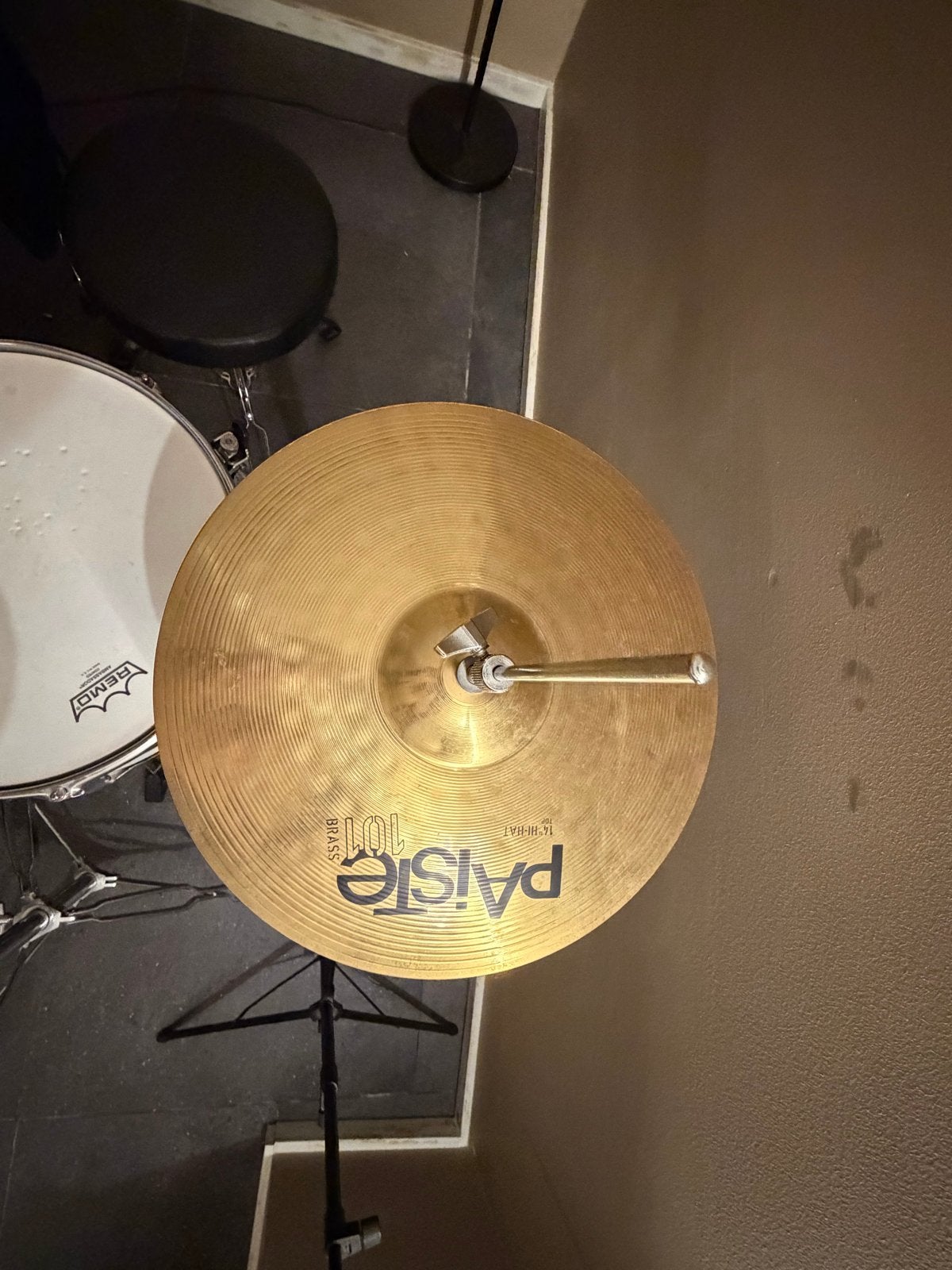 Pearl Forum Series drumstel met bekkens en kruk, Ophalen, Gebruikt, Pearl