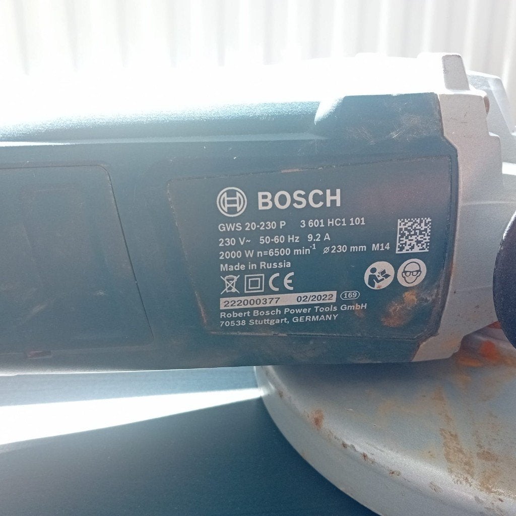 Bosch Anglegrinder/Flex/Engelenslijper Big, Ophalen, Gebruikt, 1000 watt of meer, Haakse handslijpmachine