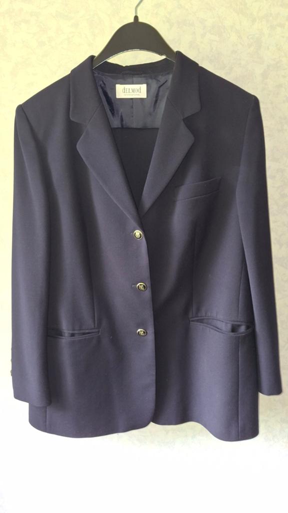 Delmod colbert maat 42, Ophalen of Verzenden, Maat 42/44 (L), Blauw