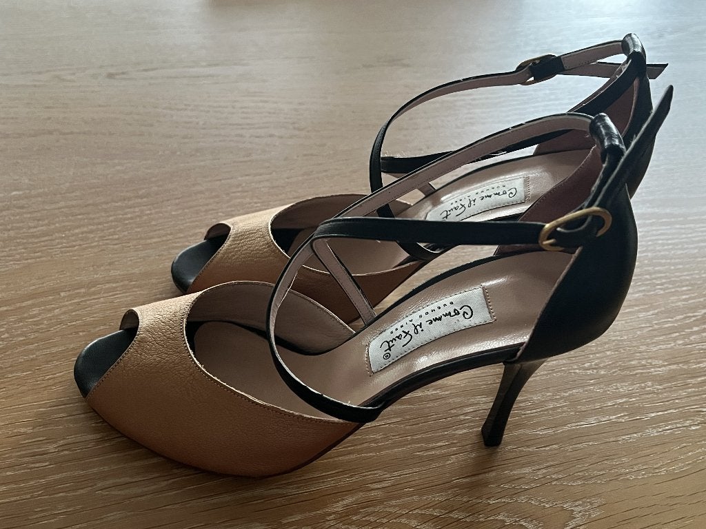 Tangoschoenen Comme il Faut, Zwart, Dansschoenen, Ophalen of Verzenden, Zo goed als nieuw