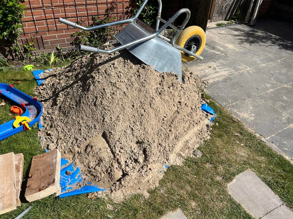 Ophoogzand/Straatzand/Wit zand, Tuin en Terras, Zand, Ophalen, Zo goed als nieuw, Straatzand