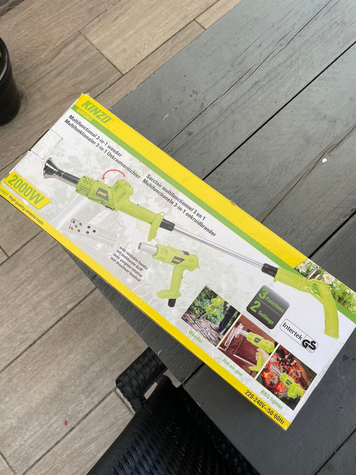 Elektrische onkruidbrander/barbecue lighter, Tuin en Terras, Ophalen of Verzenden, Zo goed als nieuw