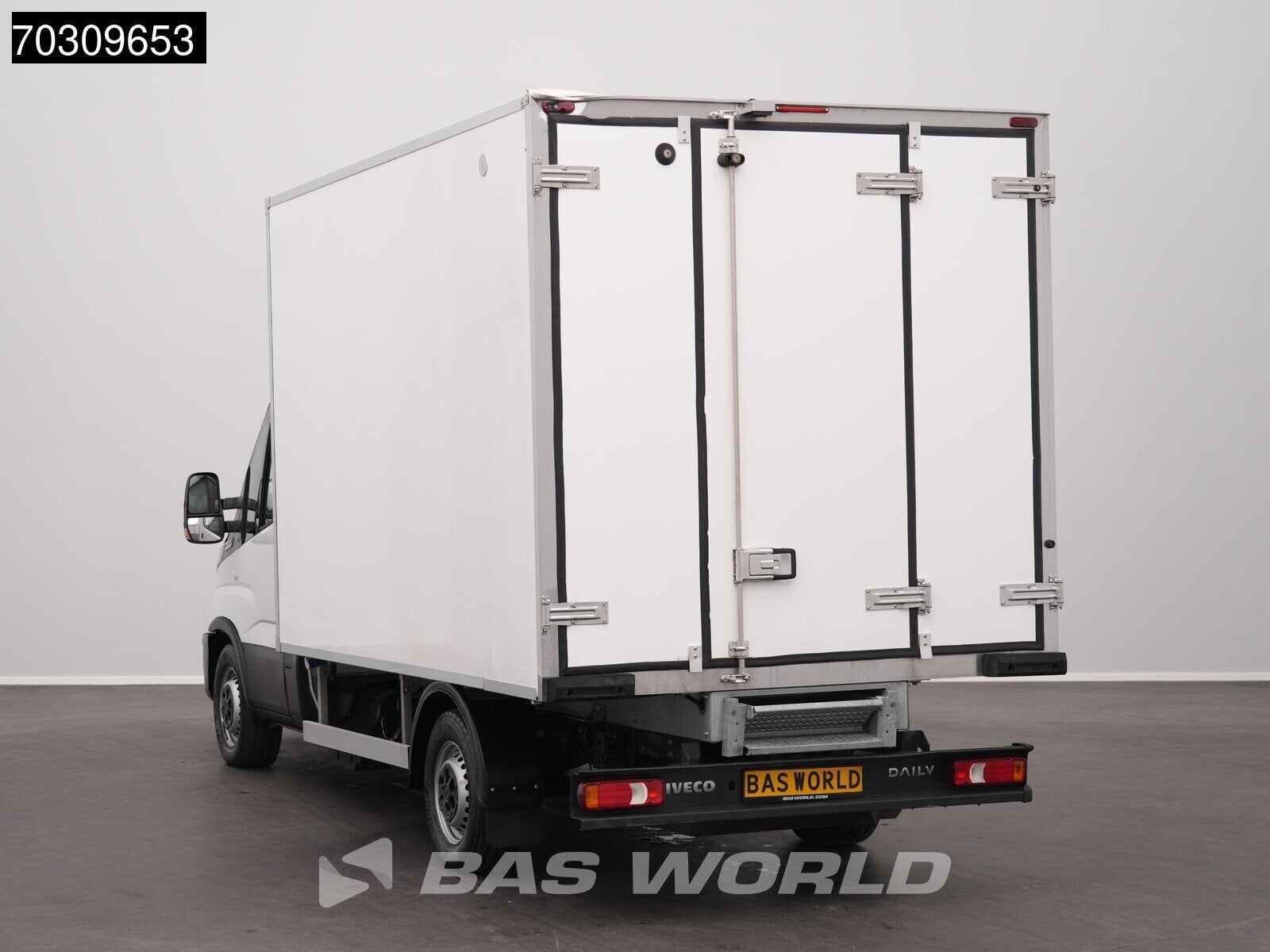 Iveco Daily 35S14 CNG Koelwagen Thermo King V-300 MAX 230v S, Auto's, Gebruikt, Euro 6, 3155 kg, Wit