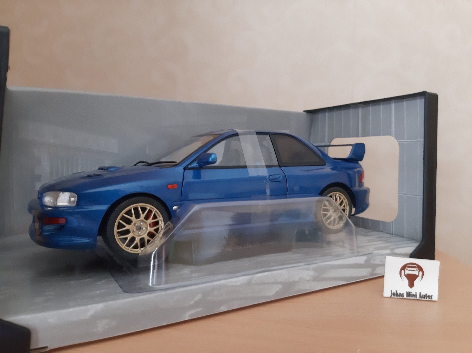 Subaru Impreza 22b Sonic Blue 1998 van Solido 1:18, Solido, Auto, Solido, Nieuw