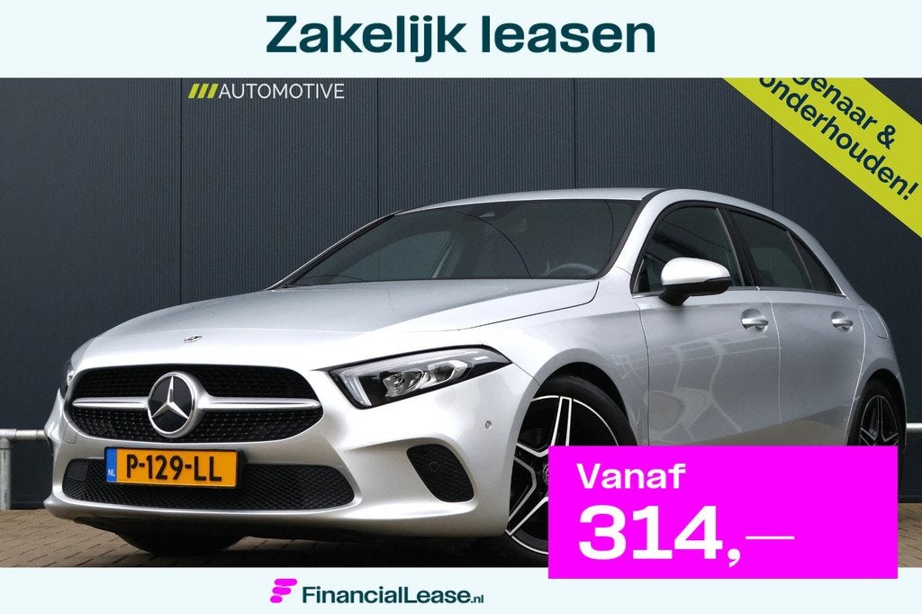 Mercedes-Benz A-Klasse 180 Business Solution AMG Automaat |, 136 pk, Gebruikt, Met garantie (alle), Leder en Stof