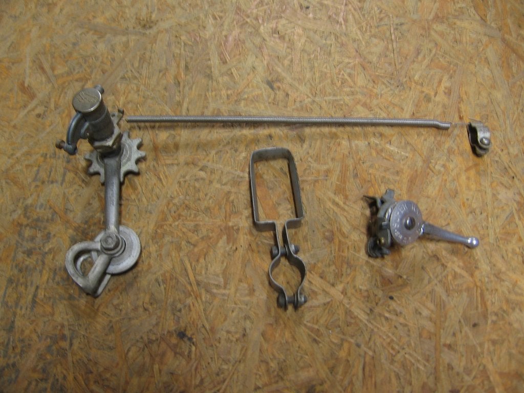 Simplex achter derailleur jaren 30-40, Verzenden, Staal, Zo goed als nieuw, Simplex