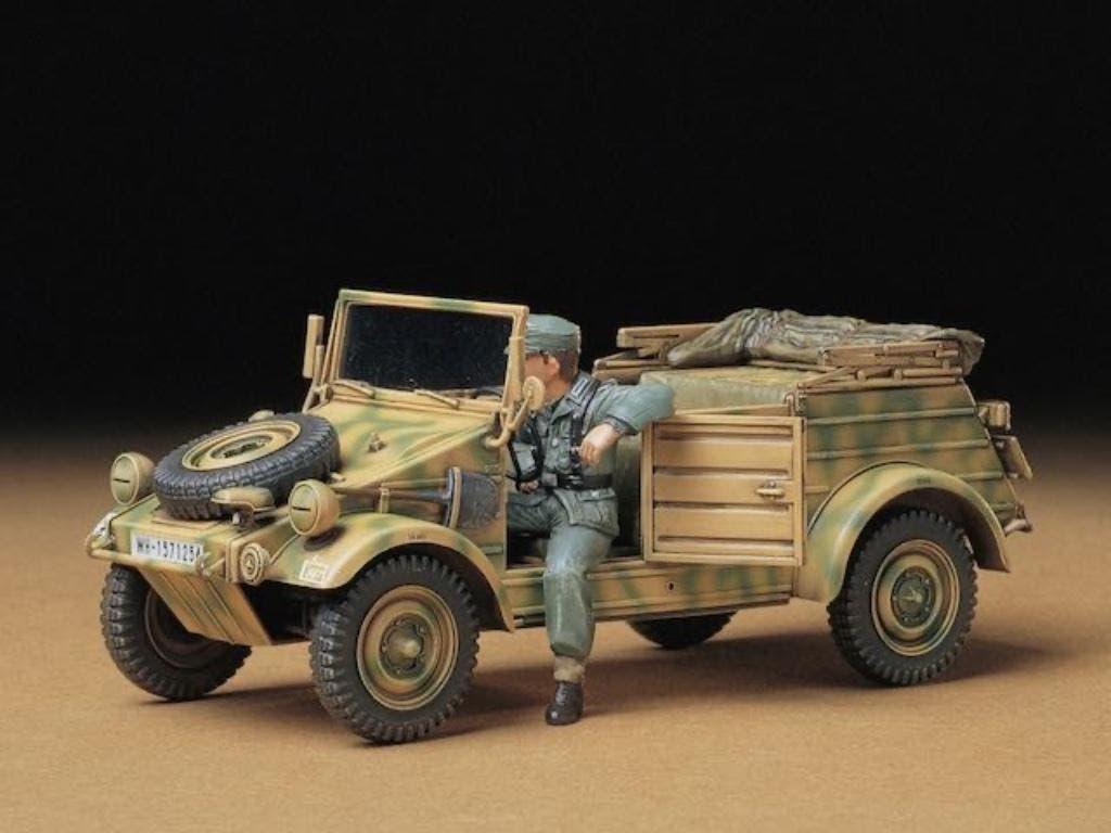Tamiya 35213 Kubelwagen incl Edu PE 1/35 35355, 1:32 tot 1:50, Nieuw, Ophalen of Verzenden, Italeri