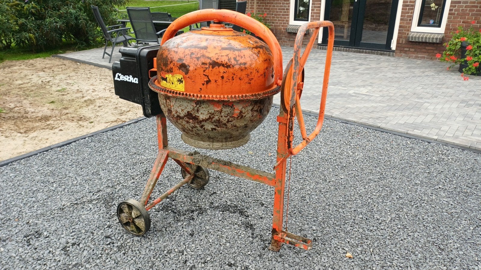 te koop een lescha betonmolen  / Cementmolen, Ophalen, Gebruikt