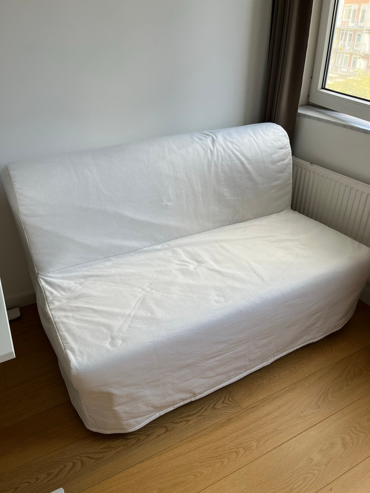 IKEA Lycksele slaapbank - 2 seat sofa bed, Ophalen, Tweepersoons, 140 cm, Zo goed als nieuw