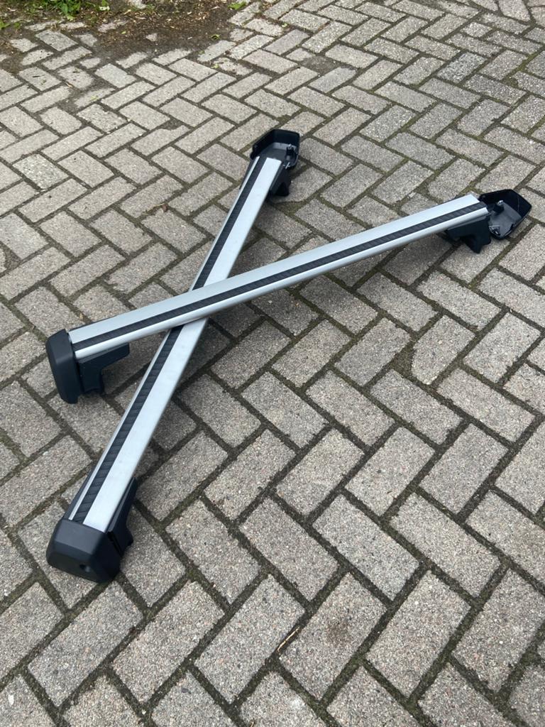 Volvo XC90 dakdragers met 4 sleutels en handleiding, Ophalen, Zo goed als nieuw