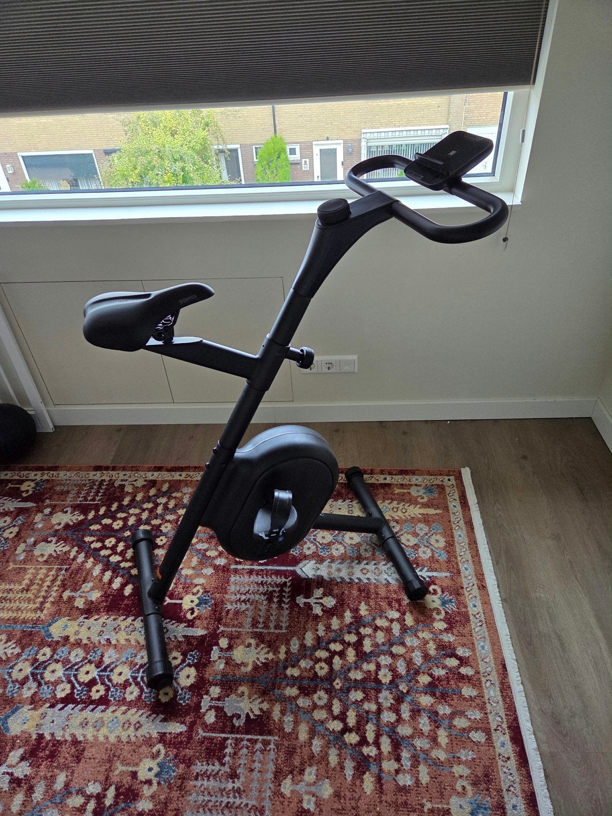 Domyos Initial Bike - Compacte Hometrainer, Ophalen, Zo goed als nieuw, Metaal, Benen
