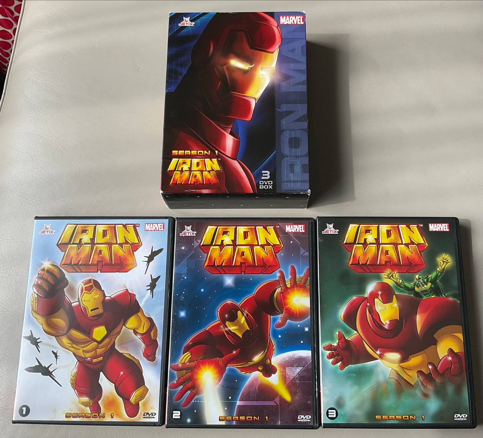Iron Man DVD Box - Seizoen 1 (3 DVD's), Tekenfilm, Amerikaans, Boxset, Ophalen of Verzenden