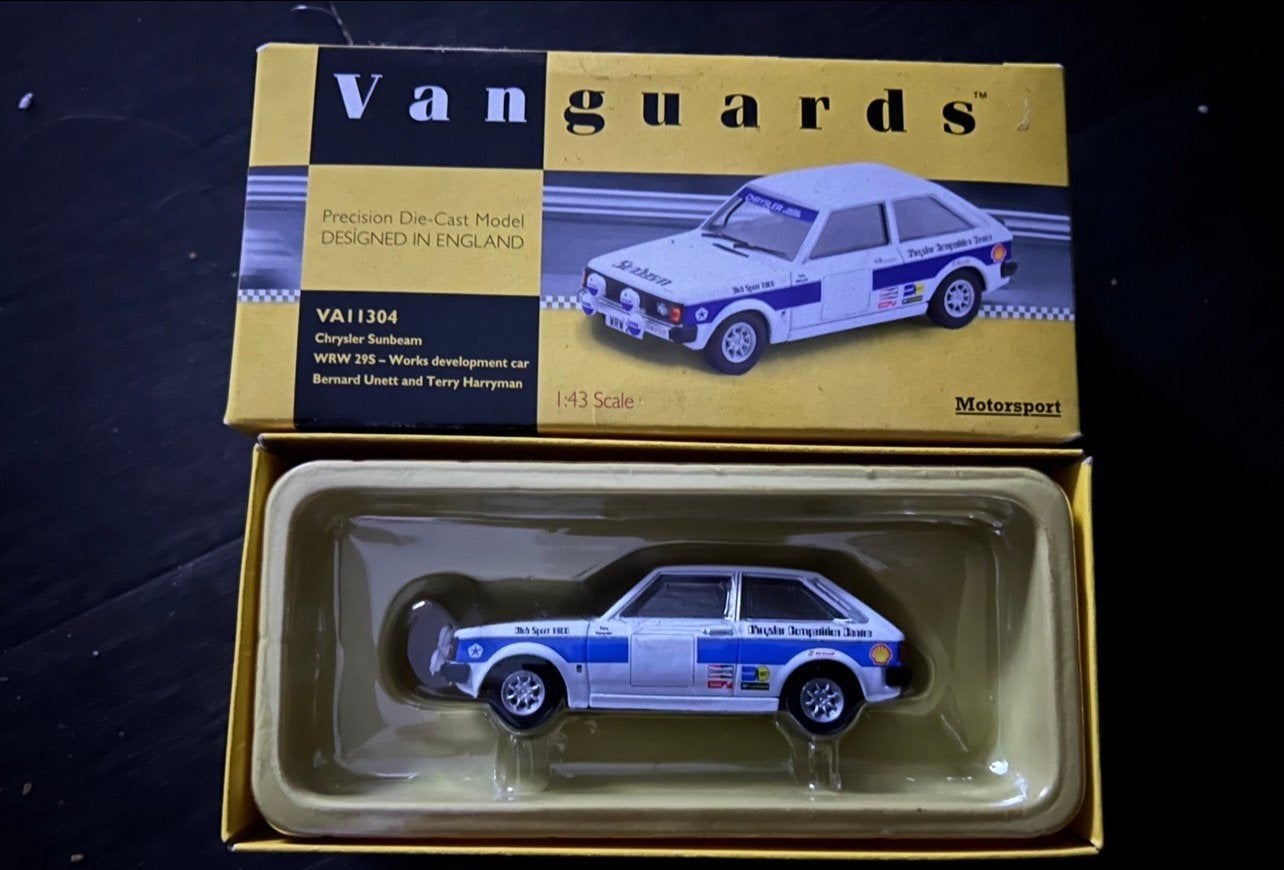 Chrysler Sunbeam Ralley WRW 295 Vanguards, Ophalen of Verzenden, Nieuw, Auto, Vanguards