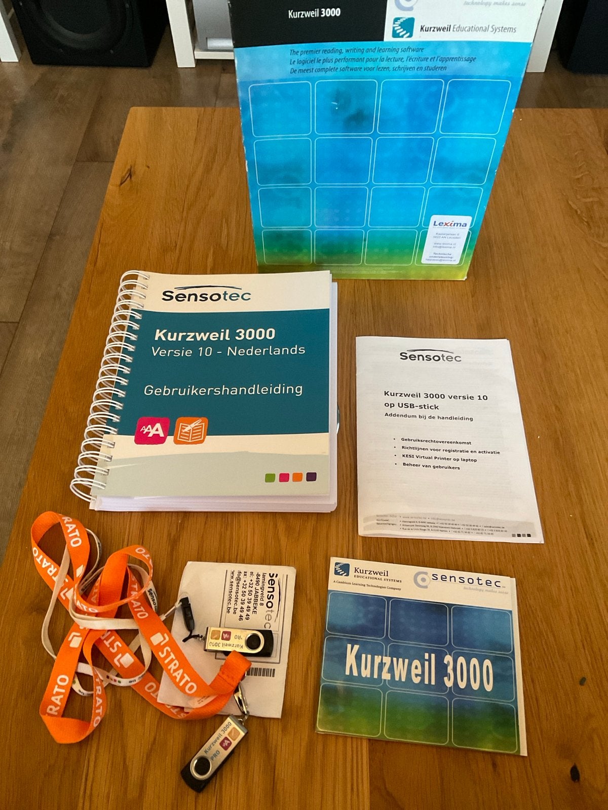 Kurzweil 3000 v10 software met handleiding en USB-stick, Computers en Software, Ophalen of Verzenden, Zo goed als nieuw